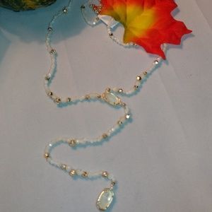 NWT Kendra Scott Bethany Y Necklace in Ivory MOP